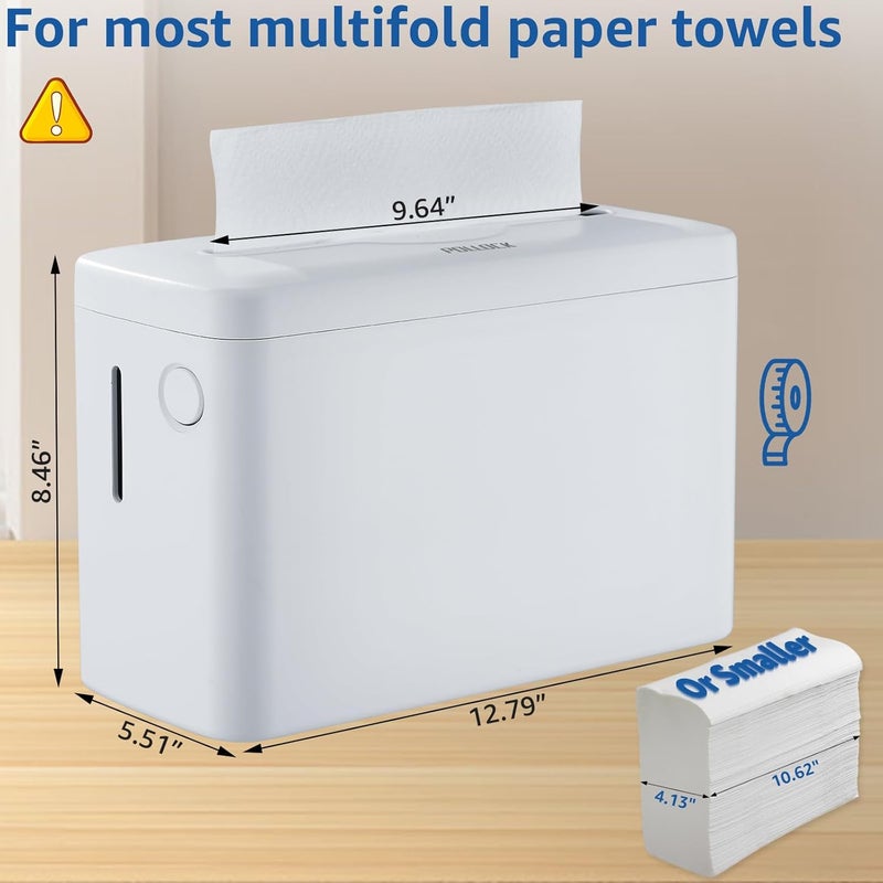 pollock Paper Towel Dispenser Countertop, Multifold Trifold Paper Towel Holder, Hand Towel Dispenser, Commercial Paper Towel Dispenser,Paper Towel Holder for Home Kitchen Restaurant - Image 2